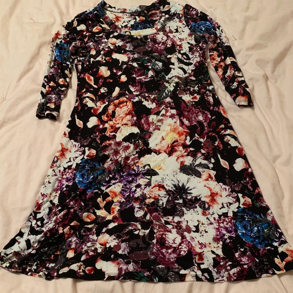 Tahari women floral print dress